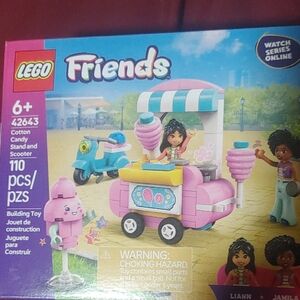 LEGO Friends Cotton Candy Cart and Scooter - Pink and Blue